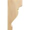 Ekena Millwork 1 3/4"W x 5"D x 10"H Extra Large Dearborn Wood Corbel, Red Oak CORW02X10X05DRRO - alternate 2